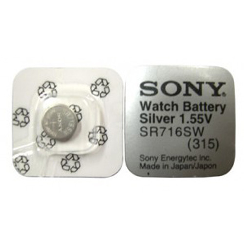 SR716SW(315/1.55V 23mAh)Sony