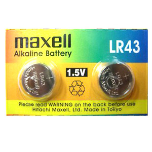 Maxell LR43-2BP(1.5V)